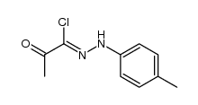 α-chloro-β-methylglyoxal α-tolylhydrazone Structure