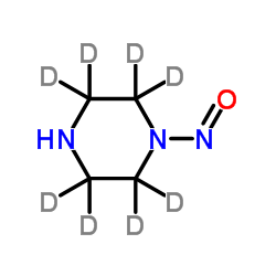 1-Nitroso(2,2,3,3,5,5,6,6-2H8)piperazine Structure
