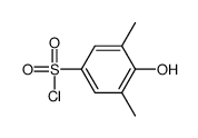 4-hydroxy-3,5-dimethylbenzenesulfonyl chloride结构式