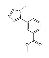 3-(1-甲基-5-咪唑)苯甲酸甲酯结构式