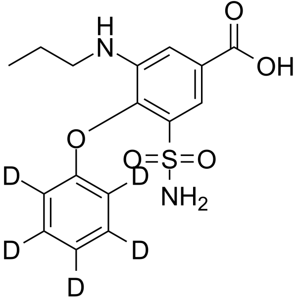 N-Desbutyl-N-propyl bumetanide-d5 Structure