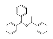diphenyl(1-phenylethoxy)phosphane Structure