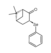 (1R,3S,5R)-6,6-dimethyl-3-(phenylselanyl)bicyclo[3.1.1]heptan-2-one结构式