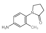 1-(4-氨基-2-甲基苯基)-2-吡咯烷酮结构式