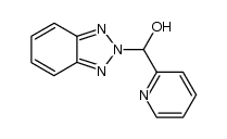 (2H-benzo[d][1,2,3]triazol-2-yl)(pyridin-2-yl)methanol结构式