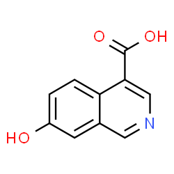 7-羟基异喹啉-4-羧酸结构式