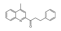 1-(4-methylquinolin-2-yl)-3-phenylpropan-1-one结构式