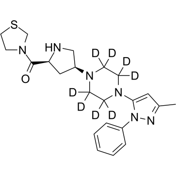 Teneligliptin D8 Structure