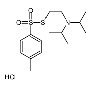 N-[2-(4-methylphenyl)sulfonylsulfanylethyl]-N-propan-2-ylpropan-2-amine,hydrochloride Structure