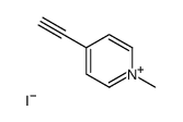 4-ethynyl-1-methylpyridin-1-ium,iodide结构式