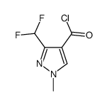 3-(二氟甲基)-1-甲基-1H-吡唑-4-羰酰氯结构式