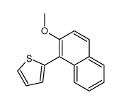 2-(2-methoxynaphthalen-1-yl)thiophene结构式
