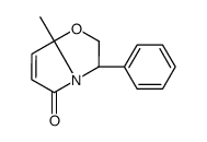 (3S-顺)-(+)-2,3-二氢-7a-甲基-3-苯基吡咯-[2,1-b]噁唑-5(7aH)-酮结构式