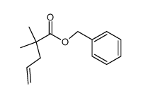 benzyl 2,2-dimethylpent-4-enoate结构式
