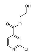 2-hydroxyethyl 2-chloropyridine-4-carboxylate结构式