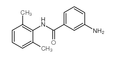 3-氨基-n-(2,6-二甲基苯基)苯甲酰胺结构式