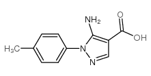 5-Amino-1-(4-Methylphenyl)-1h-Pyrazole-4-Carboxylic Acid Structure