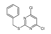 2-benzylsulfanyl-4,6-dichloropyrimidine Structure