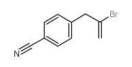 2-BROMO-3-(4-CYANOPHENYL)-1-PROPENE结构式