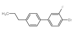 4-丙基-4-溴-3-氟联苯结构式