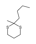 2-butyl-2-methyl-1,3-dithiane结构式