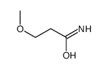 3-methoxypropanamide结构式