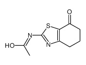 N-[(4,5,6,7-四氢-7-氧代)苯并噻唑-2-基]乙酰胺结构式