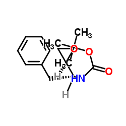 threo-N-Boc-D-phenylalanine epoxide Structure