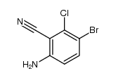 2-amino-5-bromo-6-chlorobenzonitrile Structure