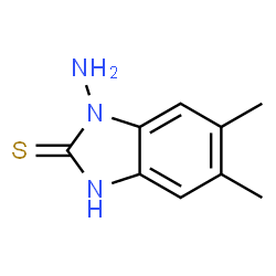 2H-Benzimidazole-2-thione,1-amino-1,3-dihydro-5,6-dimethyl-(9CI) Structure