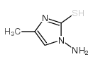 1-氨基-4-甲基-1H-咪唑-2-硫醇结构式