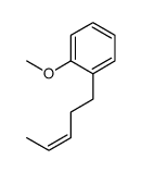 1-methoxy-2-pent-3-enylbenzene结构式
