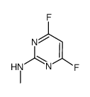 2-Pyrimidinamine,4,6-difluoro-N-methyl- structure