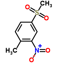 2-硝基-4-磺酰甲基甲苯结构式