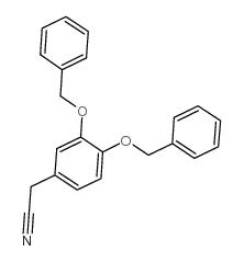 3,4-二苄氧基苯乙腈结构式