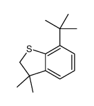 7-tert-butyl-3,3-dimethyl-2H-1-benzothiophene结构式