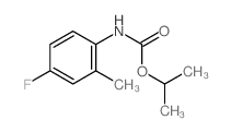 Carbanilic acid,4-fluoro-2-methyl-, isopropyl ester (8CI)结构式