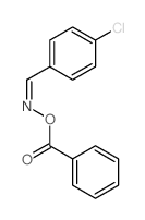 [(4-chlorophenyl)methylideneamino] benzoate Structure