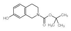 TERT-BUTYL 7-HYDROXY-3,4-DIHYDROISOQUINOLINE-2(1H)-CARBOXYLATE Structure