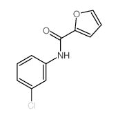 2-Furancarboxamide,N-(3-chlorophenyl)- Structure