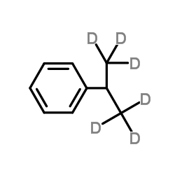 异丙苯-D6结构式