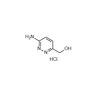 (6-氨基哒嗪-3-基)甲醇盐酸盐结构式
