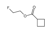 Cyclobutanecarboxylic acid, 2-fluoroethyl ester (9CI)结构式