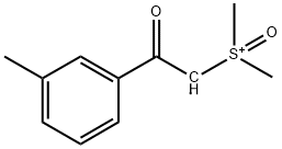 二甲基氧化锍-3-(甲基)苯甲酰基甲基结构式