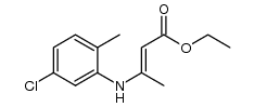 ethyl 3-((5-chloro-2-methylphenyl)amino)but-2-enoate Structure
