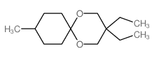 1,5-Dioxaspiro[5.5]undecane,3,3-diethyl-9-methyl- Structure