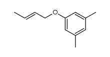 trans-(γ-Methyl-allyl)-(3,5-dimethyl-phenyl)-ether结构式