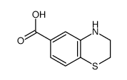 3,4-Dihydro-2H-1,4-benzothiazine-6-carboxylic acid Structure