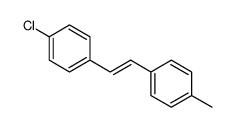 1-chloro-4-[2-(4-methylphenyl)ethenyl]benzene Structure