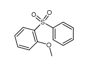 1-methoxy-2-(phenylsulfonyl)benzene Structure